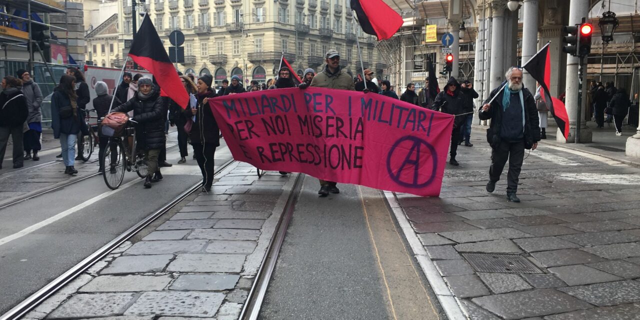 Torino. Una giornata di sciopero e lotta contro la guerra e l’economia di guerra