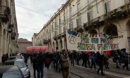 Torino. Una giornata di lotta al militarismo e alla guerra