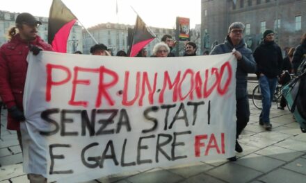 Cospito. Comunicato della Federazione Anarchica Italiana sulla sentenza della Cassazione