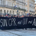 Torino. Corteo contro CPR, frontiere, militari per le strade